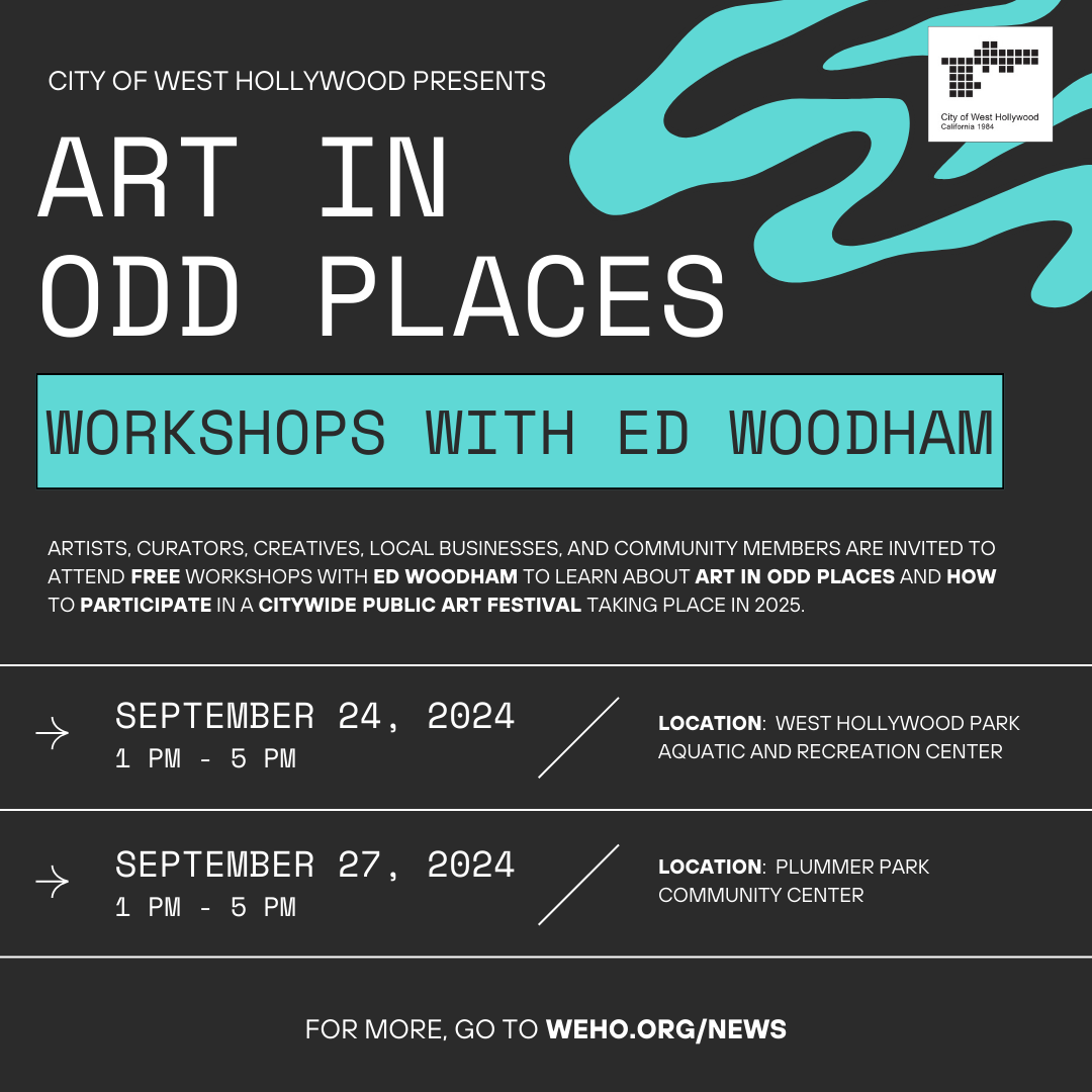 Art in Odd Places Workshop 2024