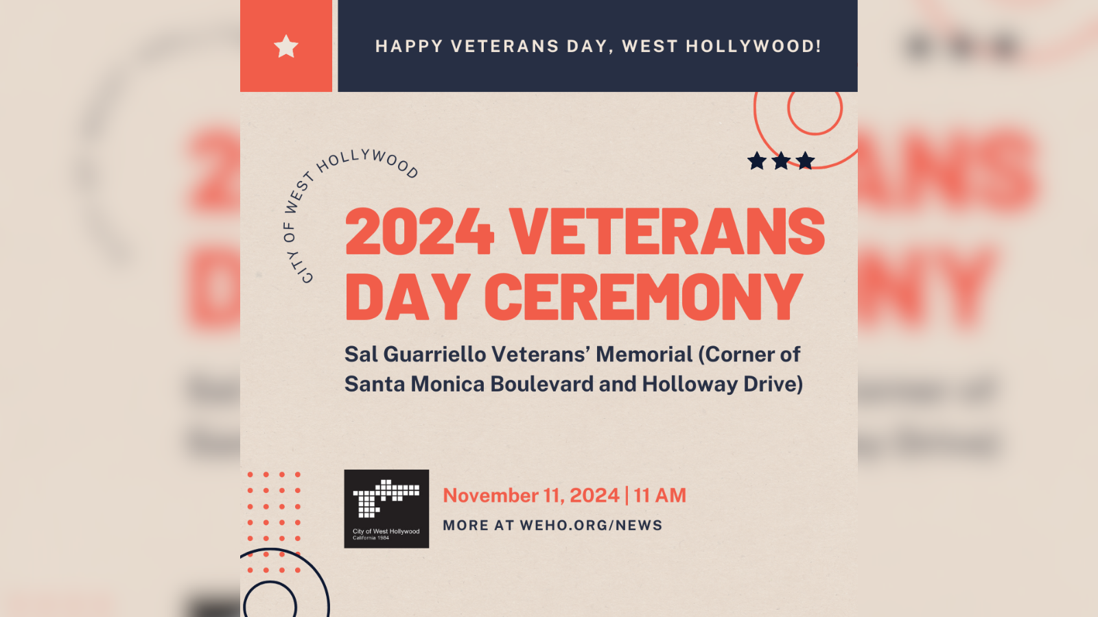 Veterans Day Ceremony 2024