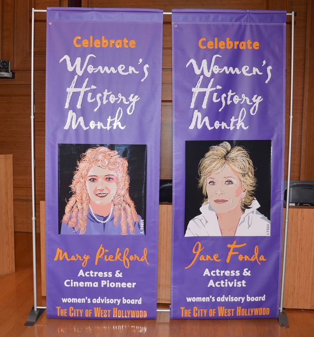 womens history month banners