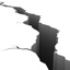 earthquake crack