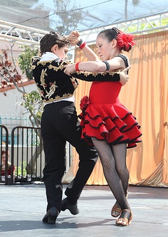 children dancing