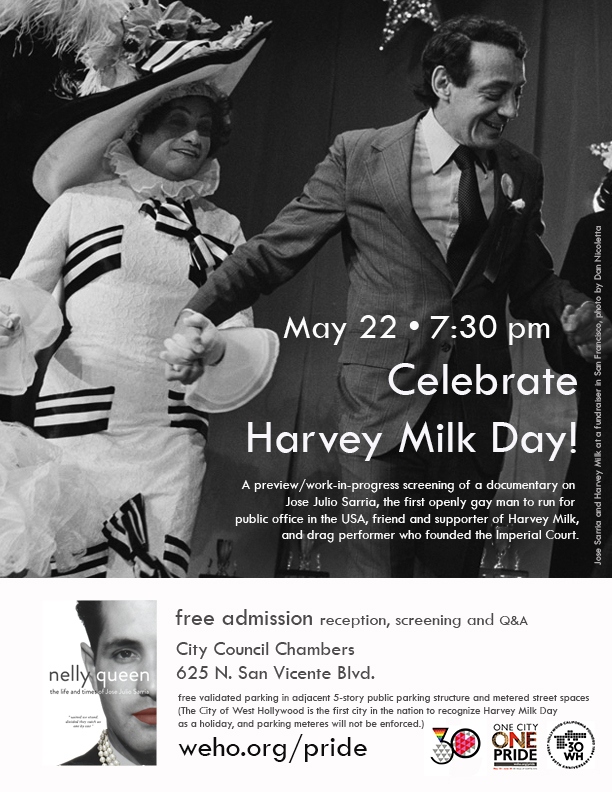 Harvey Milk Day - Nelly Queen Movie Flyer