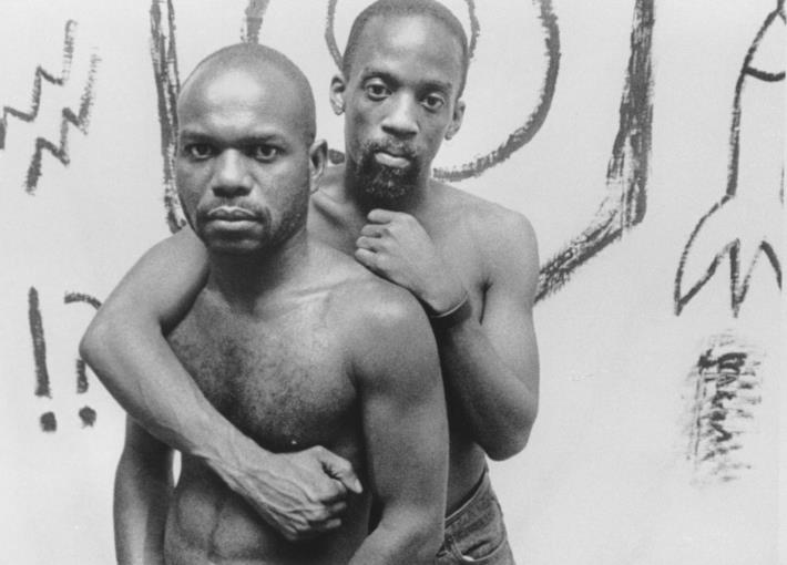 6-6 (Tongues Untied) Production still from Marlon Riggs - Tongues Untied - 1989 - video - image (hi-rez)