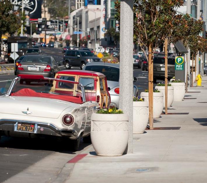 street parking on sunset