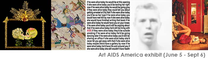 Art AIDS America banner